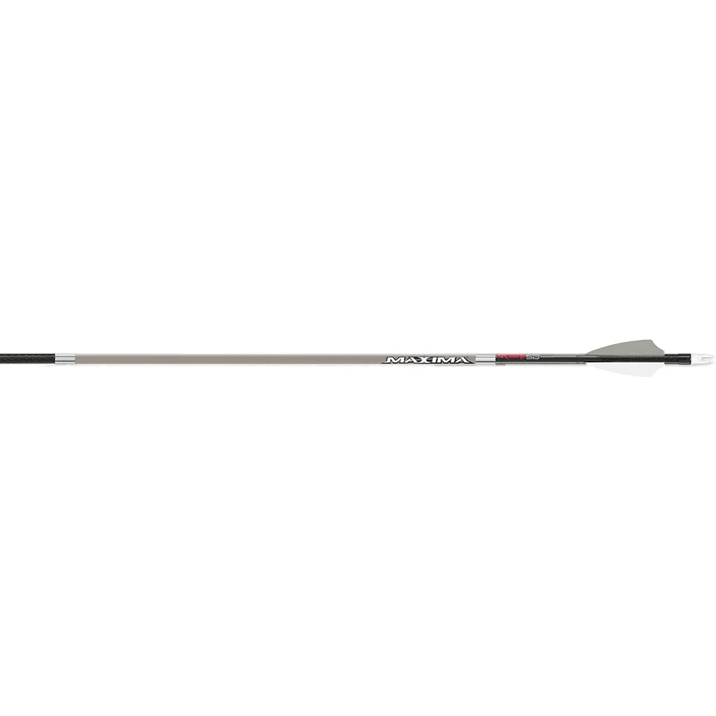 Carbon Express Maxima Red 5mm Stone Gray Arrows, 6 Pack