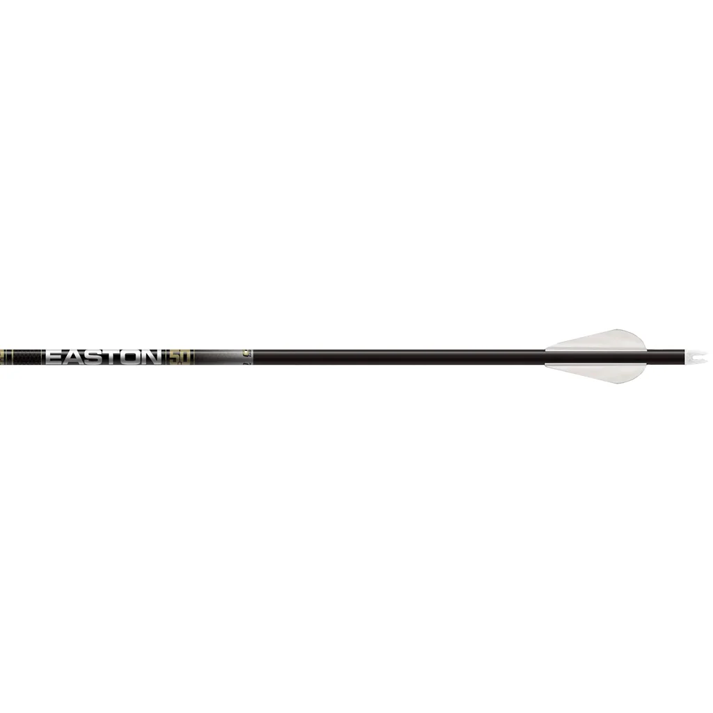 Easton 5.0 Arrows w/ Half Outs 250 — 32in 5mm, 6-Pack
