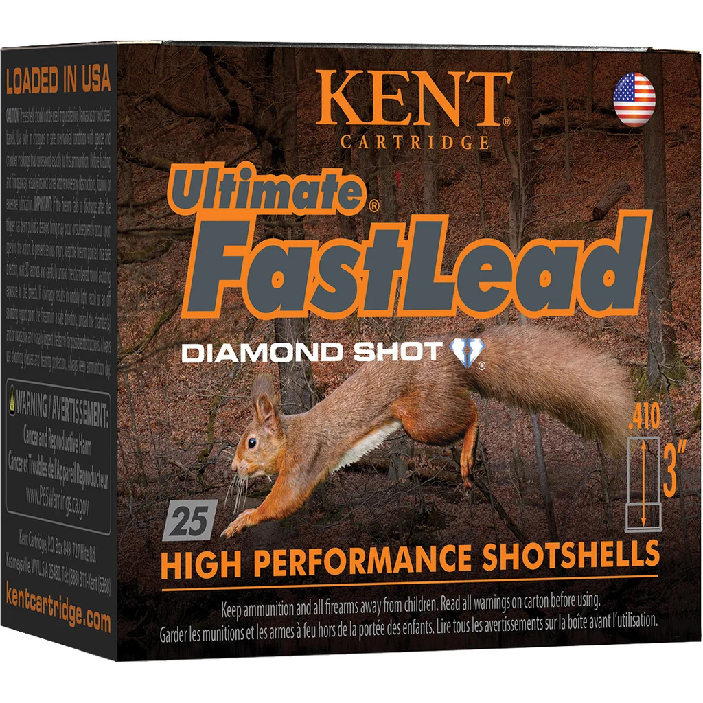 Kent Ultimate FastLead 410ga 3in #6 Shot, 25rd