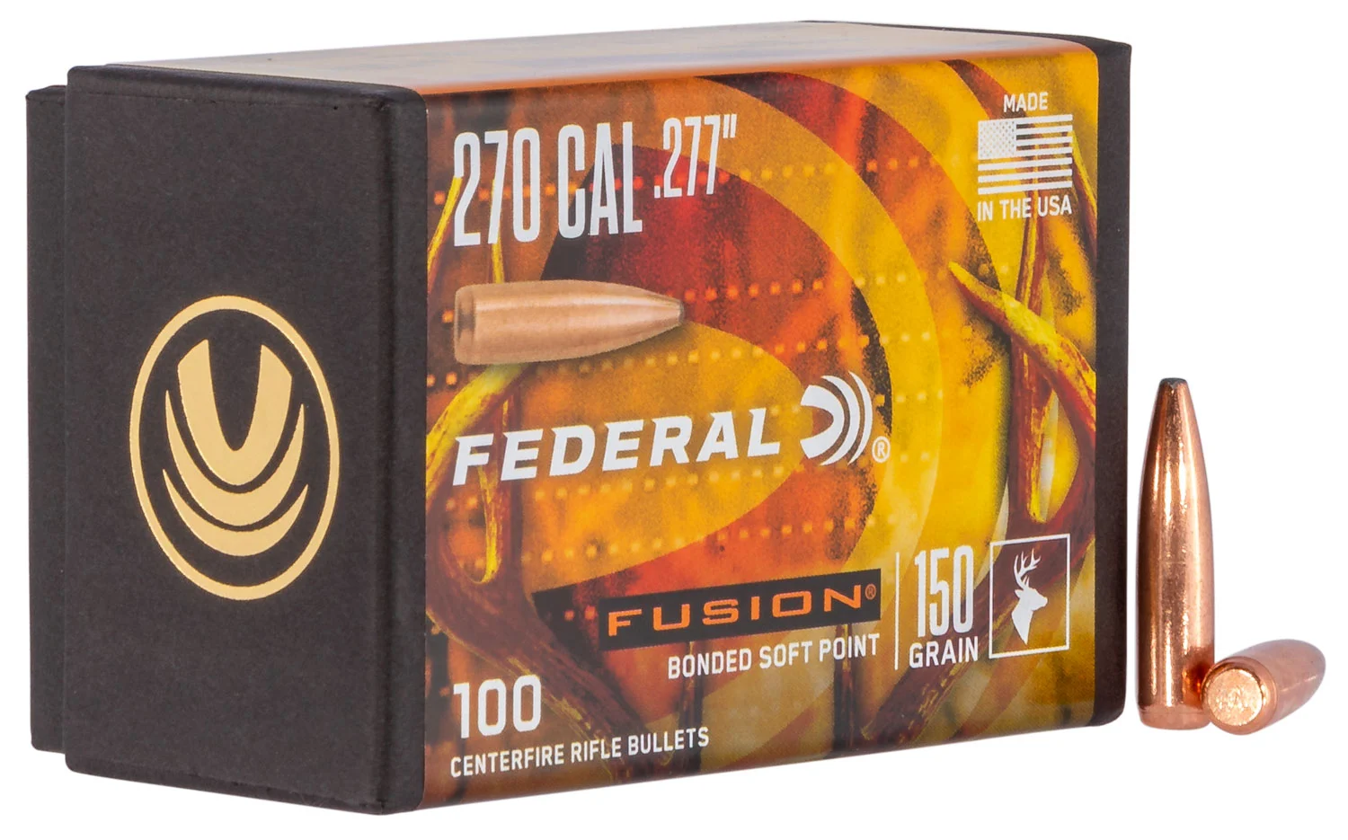 Federal FB277F4 Fusion Component 270 Win .277 150 gr – 100/Box