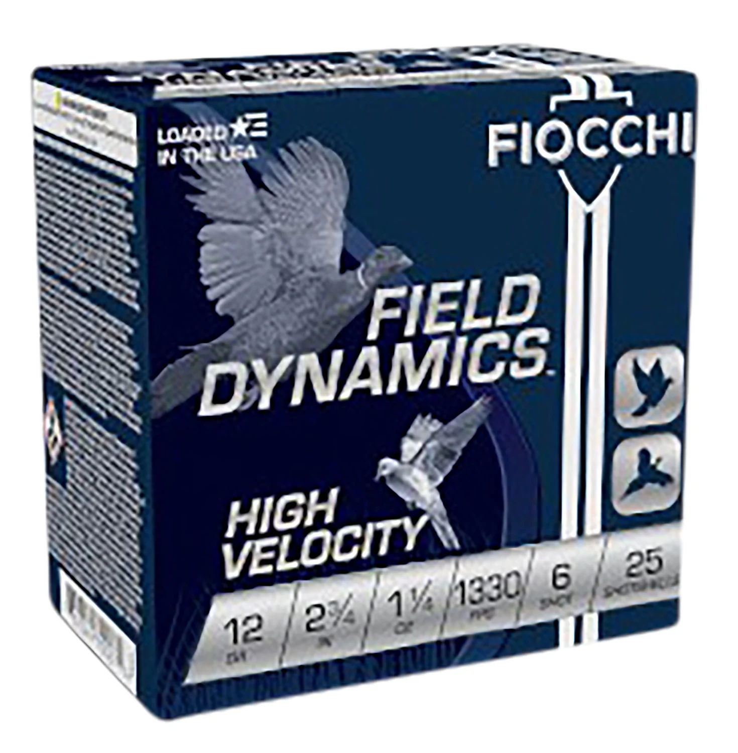 Fiocchi Field Dynamics HV 12 Gauge 2.75 in 1-1/4 oz #6 25/Box