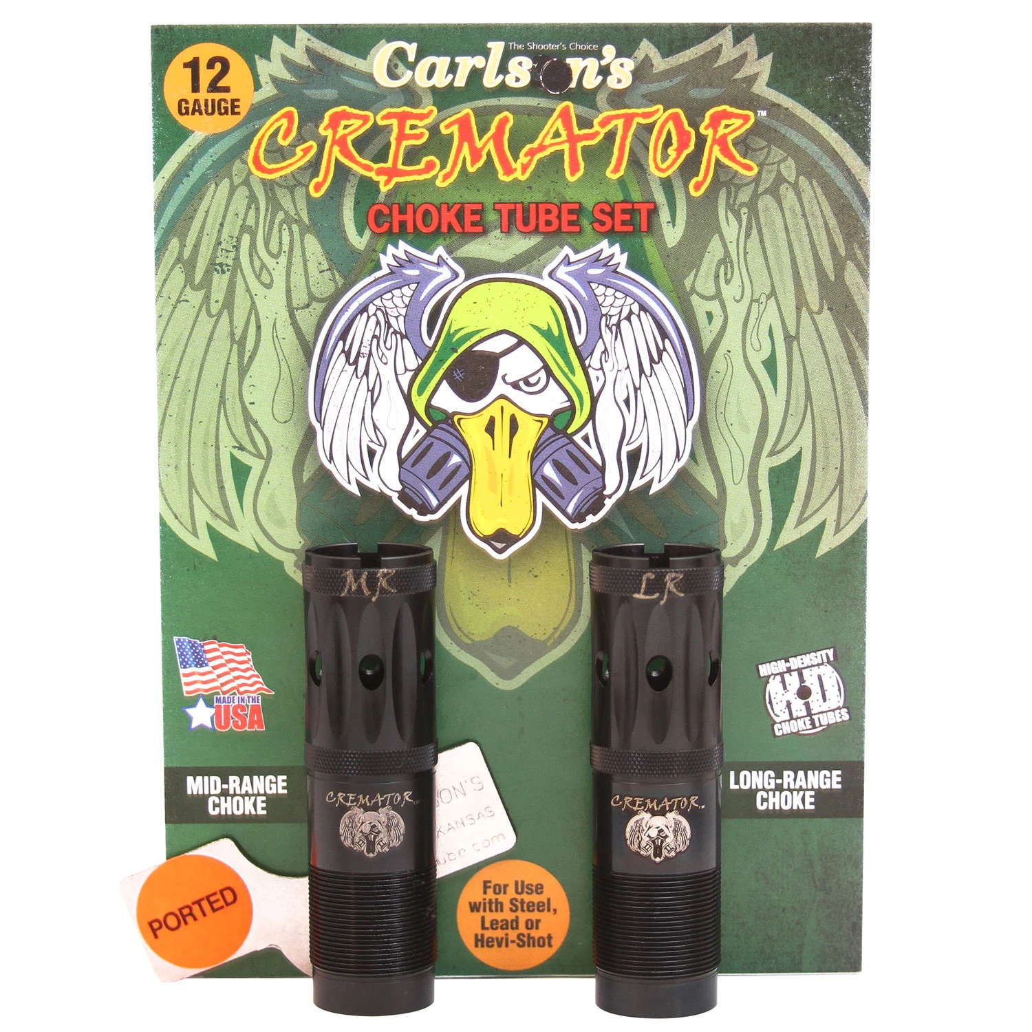 Carlson’s Cremator Ported Choke Tubes 12 Gauge 2-Pack