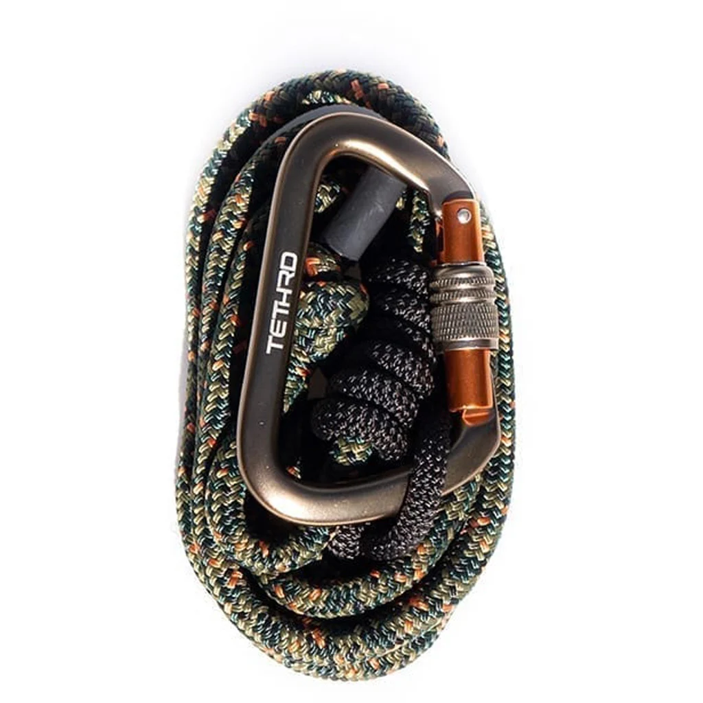 Tethrd Lineman Rope 8mm — Factory-Spliced Eye