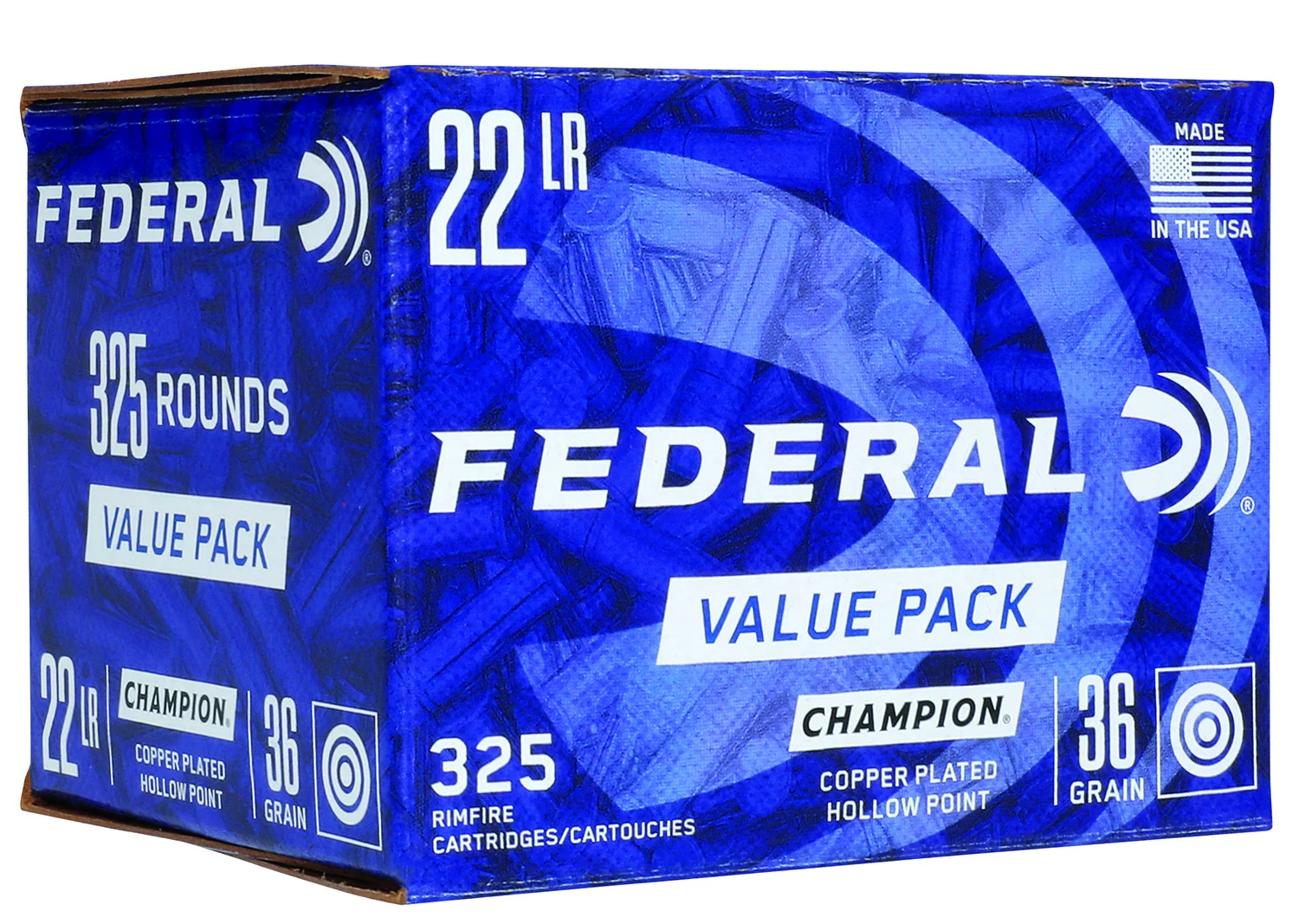 Federal Champion 22 LR 36gr Value Pack 325rd