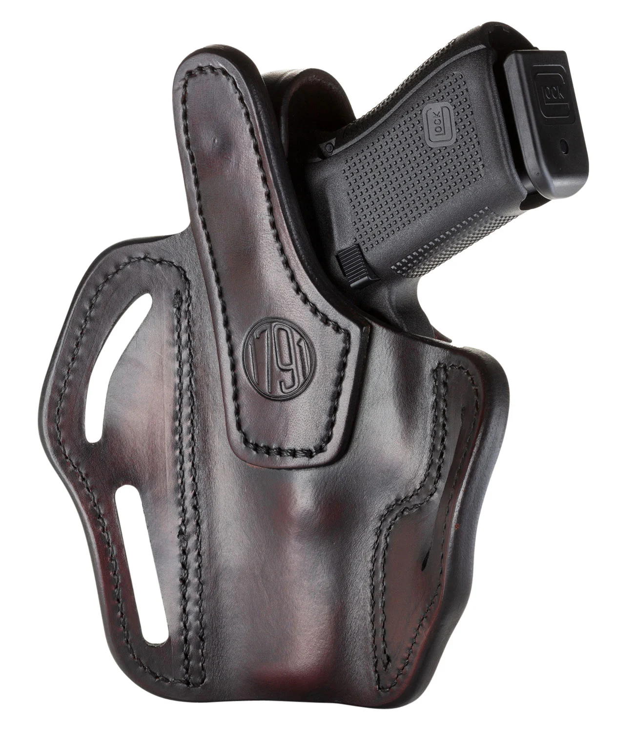 1791 Gunleather BHX Thumb Break OWB Holster — RH, Brown