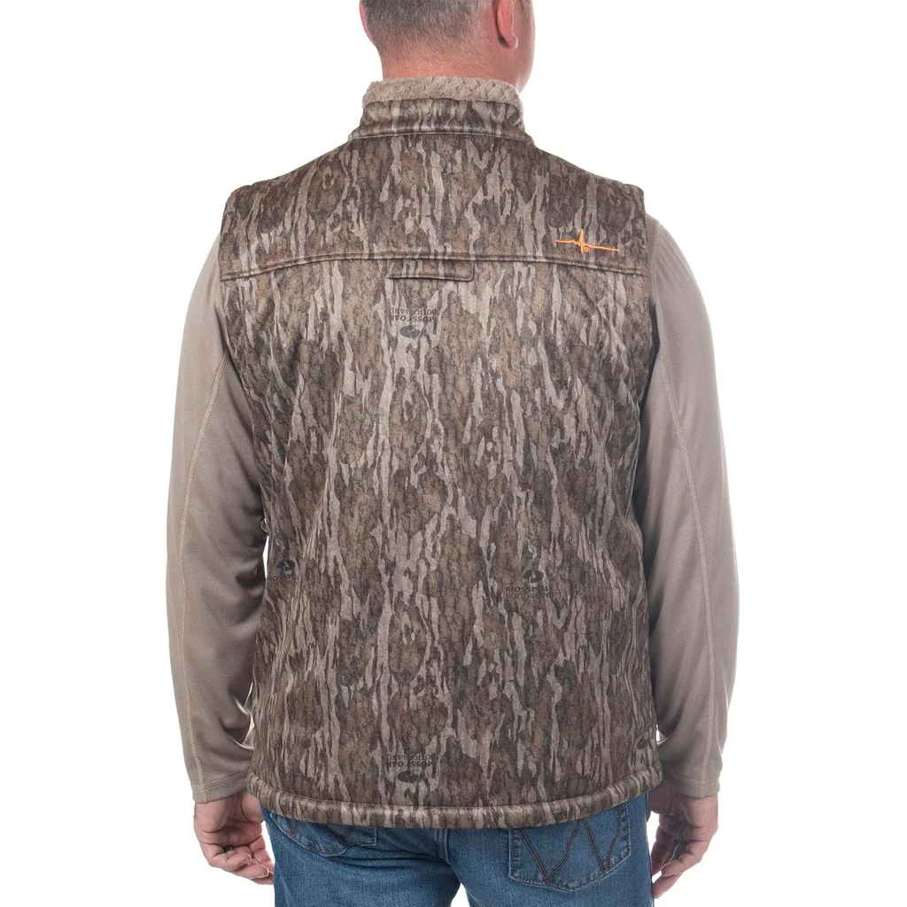Habit Men’s Early Dawn Sherpa Shell Vest 4XL – Mossy Oak