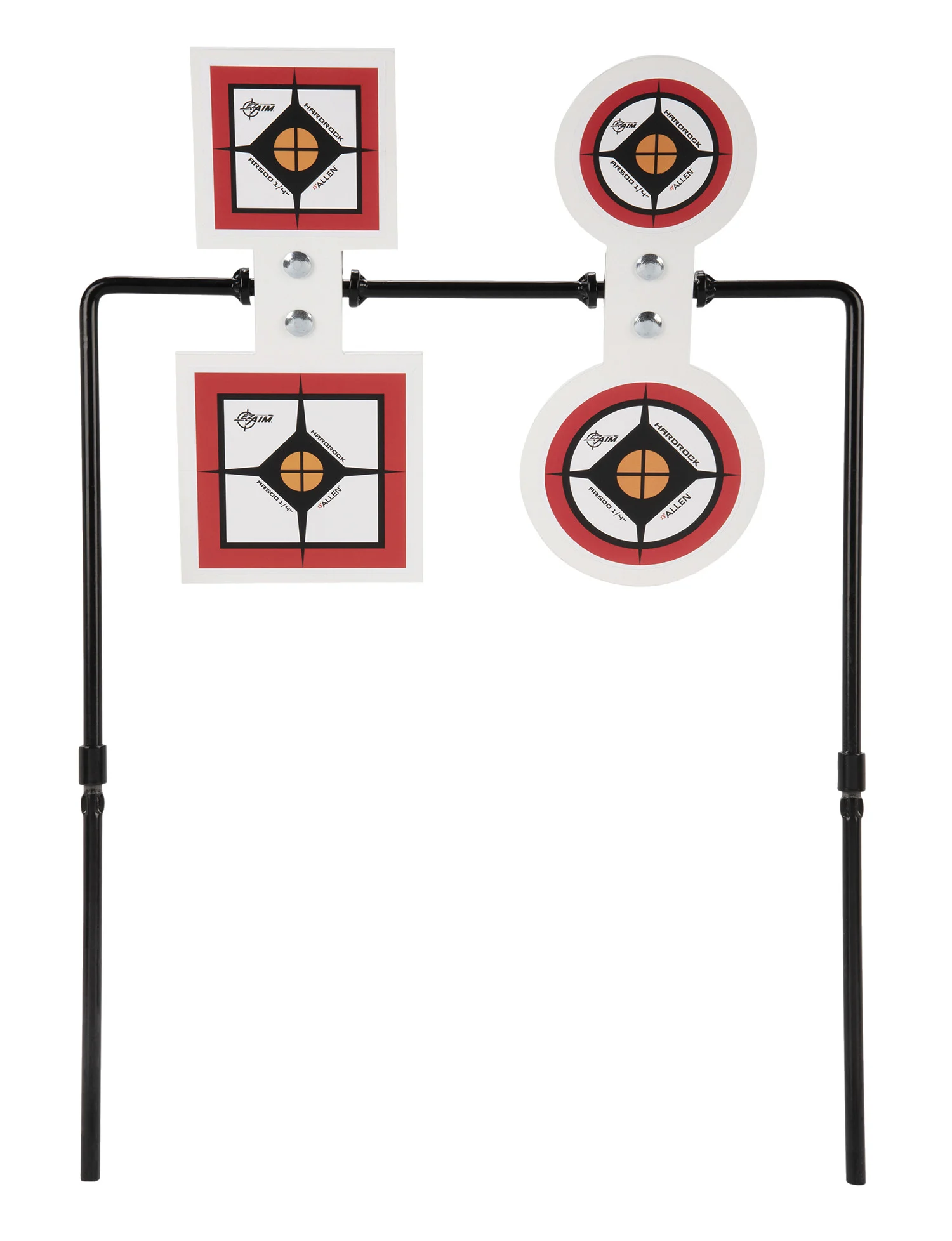 EZ-Aim AR500 Double Hardrock Spinner 4×5