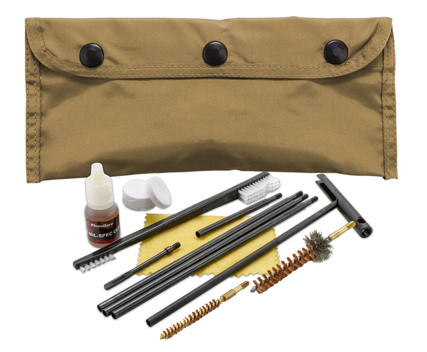 Kleen-Bore POU302T Modular Cleaning Kit — Coyote Tan