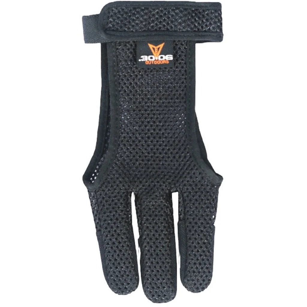 30-06 Outdoors Mesh Shooting Glove 3-Finger Black XS