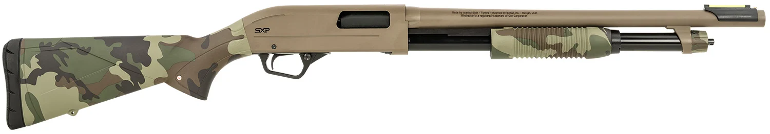 Winchester SXP Defender 12 Gauge 18″ FDE Woodland