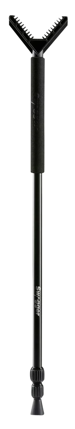 Swagger SWAGSTICK61 Shooting Stick Monopod, 24-61″ Adj, Black