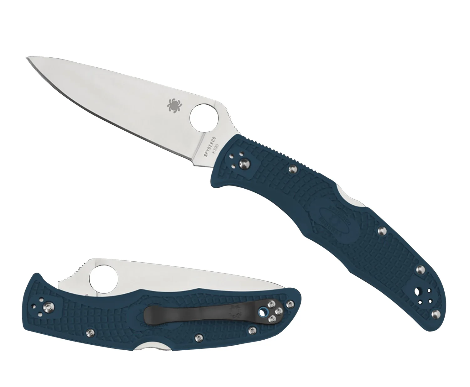 Spyderco Endura 4 Lightweight K390 3.80in Blue