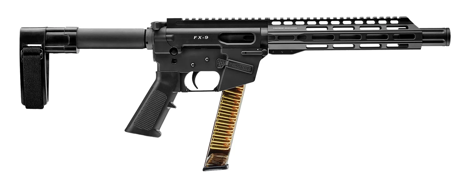 FREEDOM ORDNANCE FX-9 9mm 10″ 32+1 M-LOK SB Mini Brace
