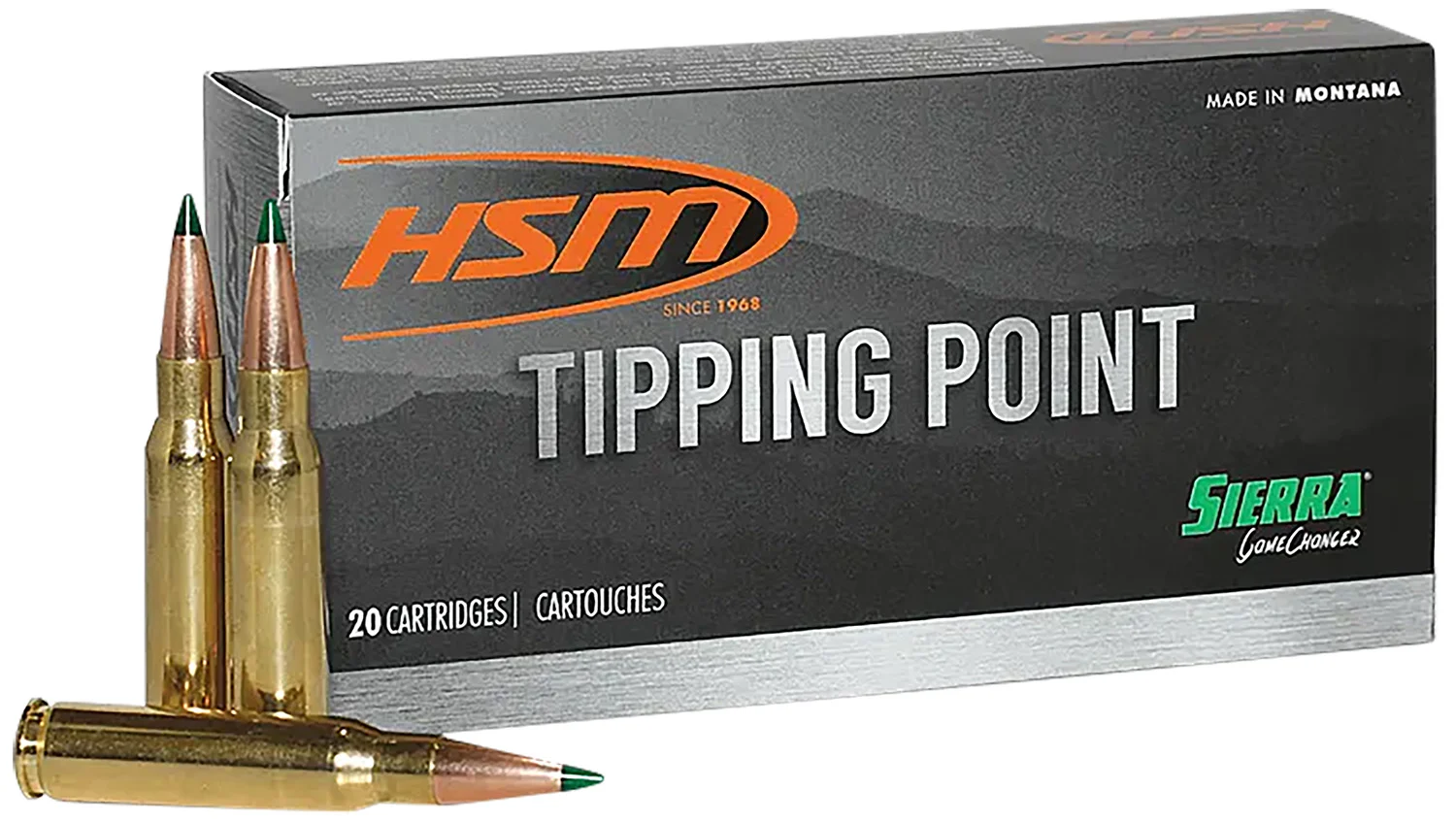 HSM Tipping Point 7 mm Remington Magnum 162 gr Hornady SST – 20rd Box