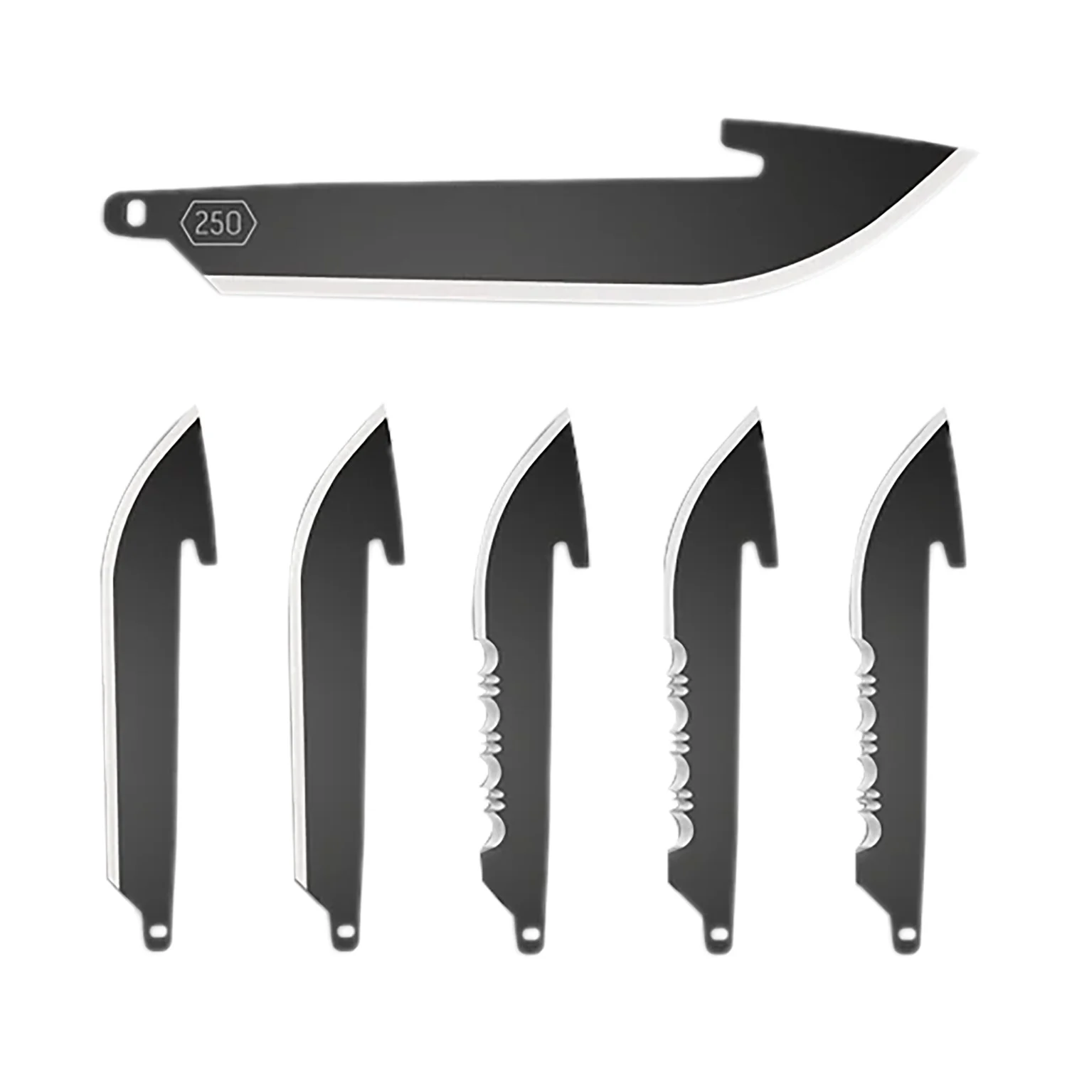 Outdoor Edge RRC25K6C 2.5in Drop Point Combo Blades – 6 Pack