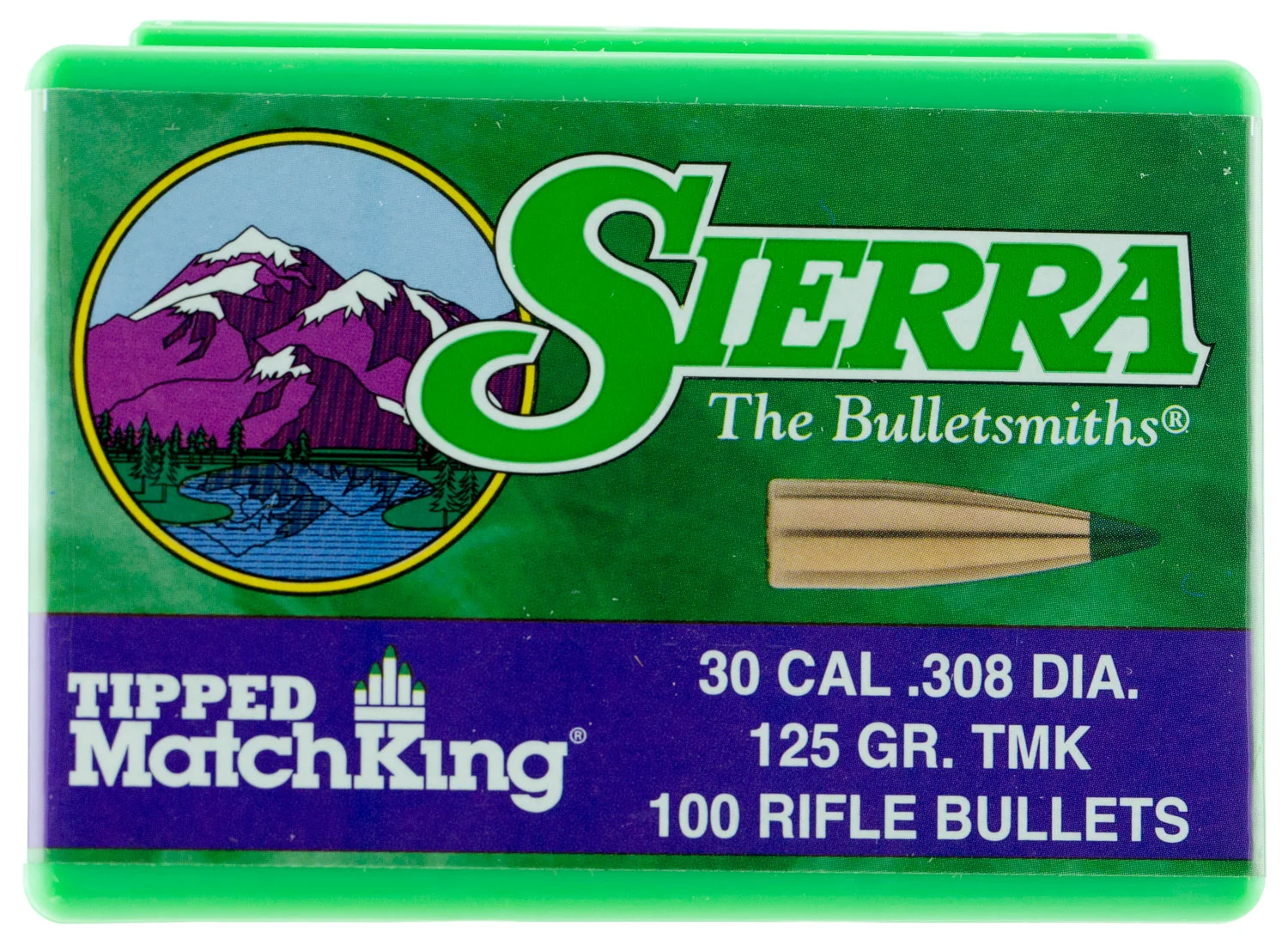Sierra Tipped MatchKing .30 Cal (.308) 125 gr 100/Box