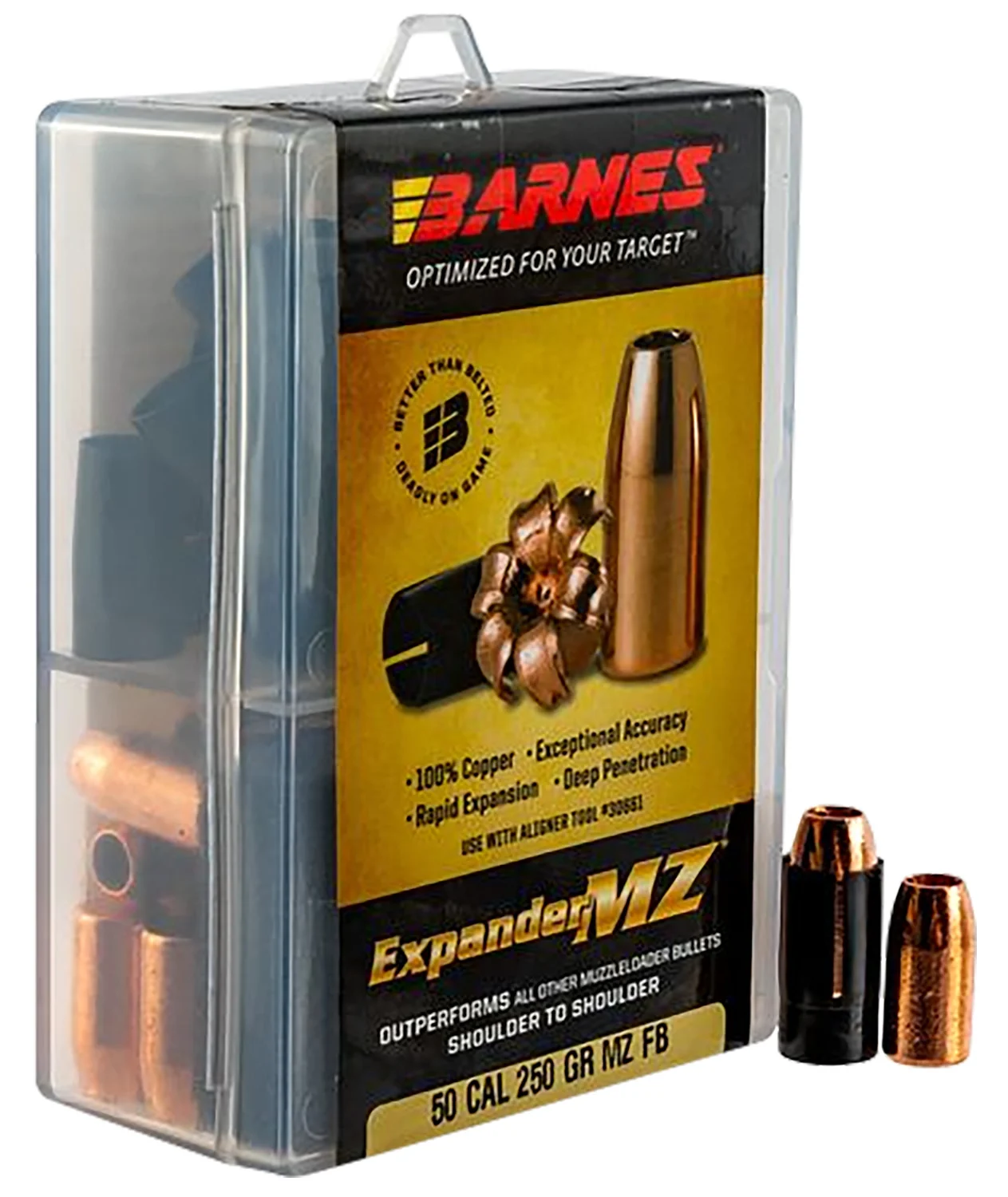 Barnes Expander MZ .50 Cal (.451) 300 gr Hollow Point, 15/Box