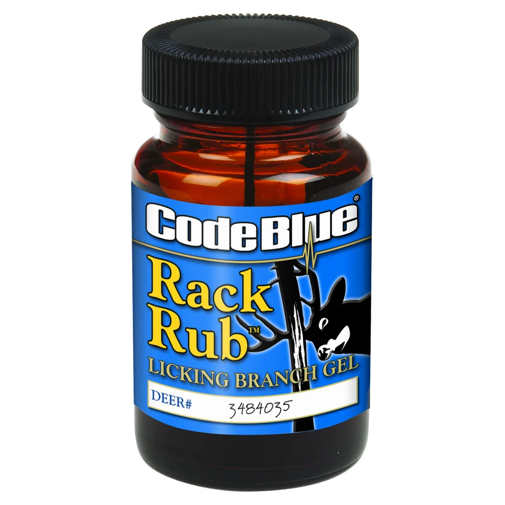 Code Blue Rack Rub Gel 2 oz — Deer Lure