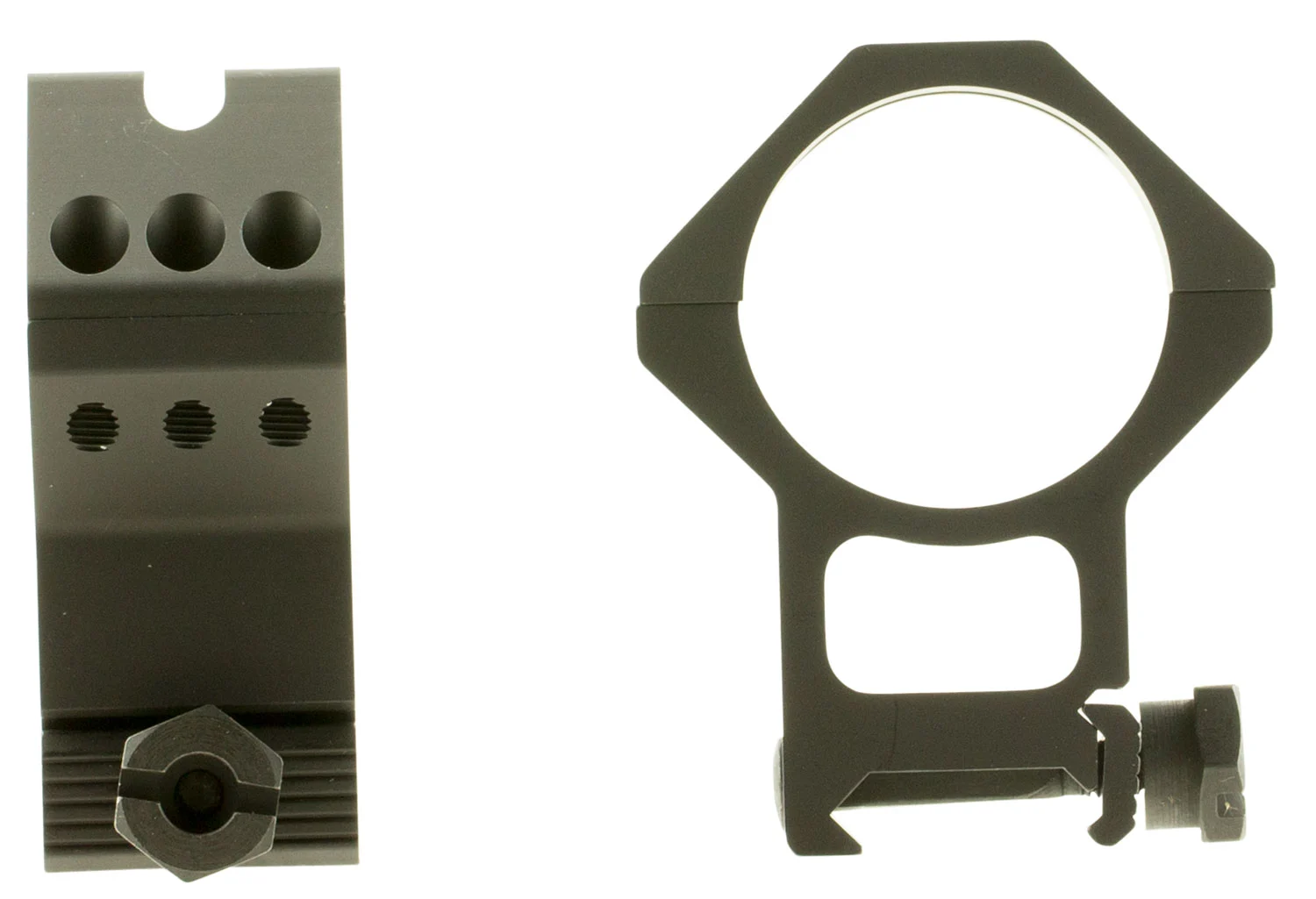Weaver 34mm 6-Hole Picatinny Scope Rings, Matte Black