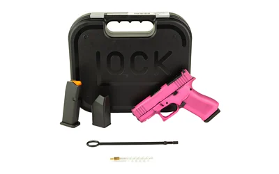 GLOCK 43X 9mm 10rd Bubble Gum Cerakote
