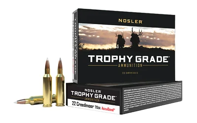 Nosler Trophy Grade .22 Creedmoor 70 gr — 20 rd