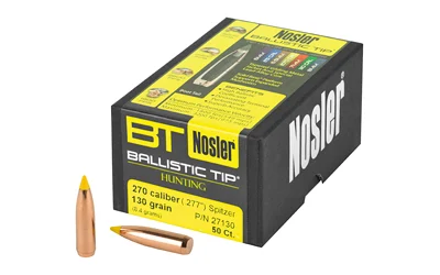Nosler Ballistic Tip .270 Cal 130 gr 50ct