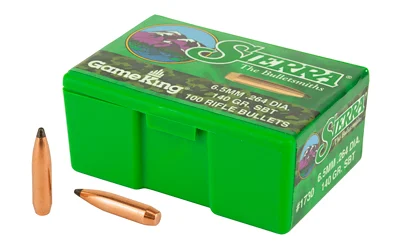 Sierra GameKing 6.5mm (.264) 140gr Spitzer Boat Tail 100ct