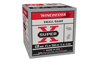 Winchester Super-X 410 Bore 2.5in 1/2 oz #6 – 25rd Box