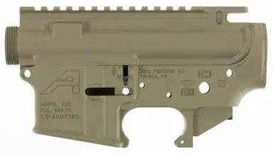 Aero Precision AR-15 Stripped Receiver Set, Multi Caliber, Flat Dark Earth Cerakote