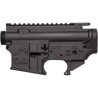 Aero Precision AR15 Stripped Receiver Combo, Multi Caliber, Black Hardcoat Anodized