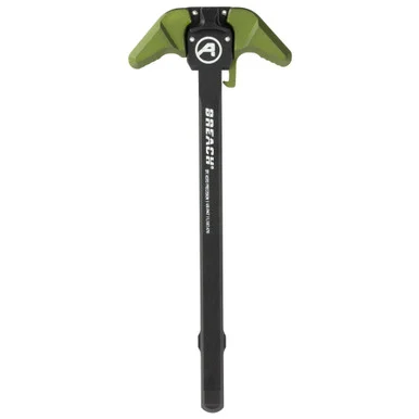 Aero Precision BREACH, AR-15 Charging Handle, Ambidextrous, Large Lever, Anodized, Black and Olive Drab Green