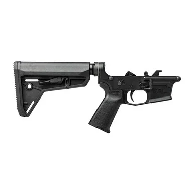 Aero Precision EPC-9 Carbine Complete Lower, MOE Grip, MOE SL Stock, Black Anodized