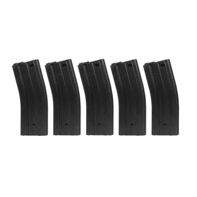 ARCTURUS TACTICAL M4/M16 Metal 30/130Rds Variable-Cap EMM Magazines, 5-Pack (MAG-R04Q-5P)