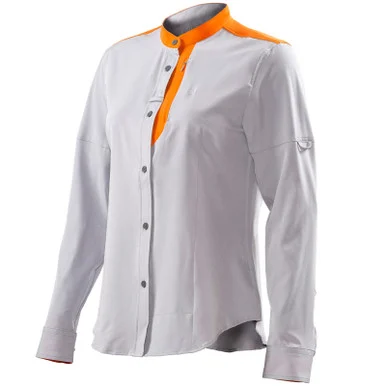 BERETTA EVAD Flex Grey/Blaze Orange Long Sleeve Shirt (LD571T23340965)