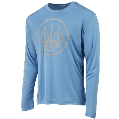 BERETTA Men's Vintage Trident Long Sleeve White T-Shirt (TS736T03940525)