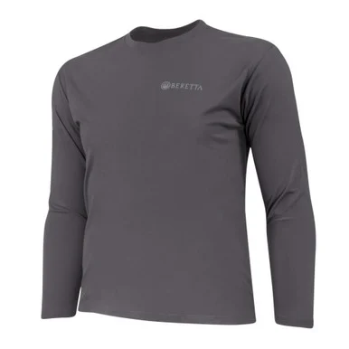 BERETTA Mens Covey Tech Charcoal Long Sleeve T-Shirt (TS208T11800093)