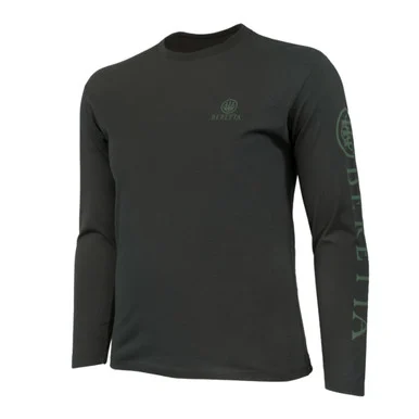 BERETTA Mens Wing Shooter Dark Olive Long Sleeve T-Shirt (TS206T1890072A)