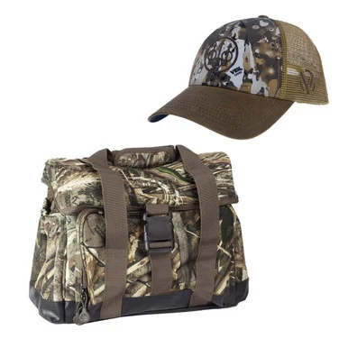 BERETTA Waterfowler Realtree Max-5 Medium Blind Bag and BERETTA Veil Avayde Trucker Hat