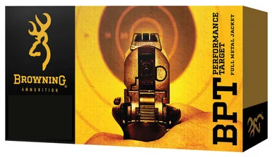 Browning BPT Performance Target, .38 Special, 130 Grain, 50 Rds, Nickel-Plated Brass