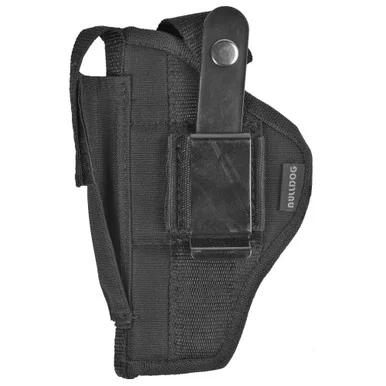 Bulldog Cases Extreme Belt Holster, Fits Most 2.5"-3.75" Barrel Compact Autos, Nylon, Black FSN-19C