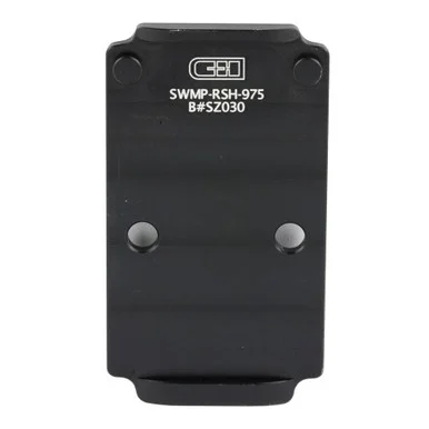 C&H Precision Weapons CHP Adapter Plate, Converts the S&W 2.0 Core to Trijicon RMR/SRO/Holosun 407C/507C/508C/508T, Anodized Finish, Black, Includes Mounting Hardware SWMP-RSH-975