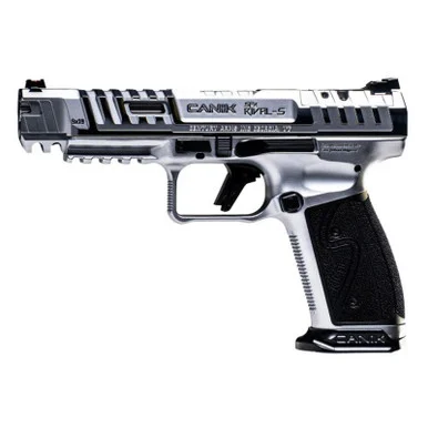 Canik SFX RIVAL-S, 9MM, 5.00" Barrel, 18+1 Rds, Chrome