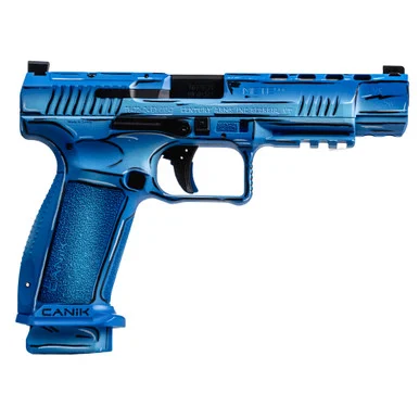 Canik SFX SKETCH, 9MM, 5.2" Barrel, 20 Rds, Blue Cerakote