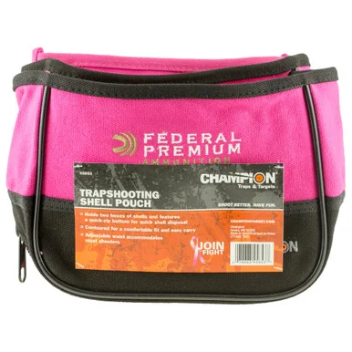 CHAMPION TARGETS Trapshooting Pink Shell Pouch (45853)