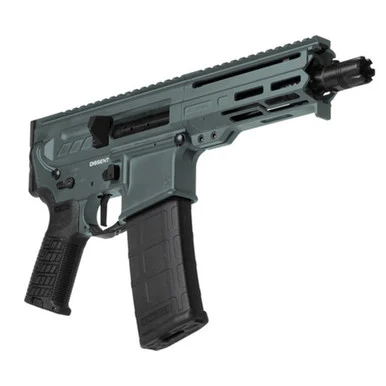 CMMG DISSENT MK4, .300 BLK, 6.50" Barrel, 30 Rds, Charcoal Green Cerakote