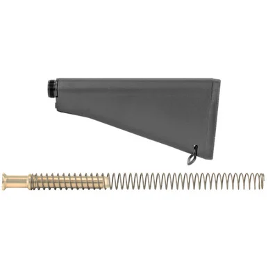 CMMG Rifle Receiver Extension/Stock Kit, A1 Style, Black