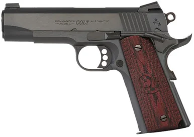 Colt CLT COMBAT COMMANDER, .38 SUPER, 4.25" Barrel, 9 Rds, Blued