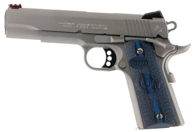 Colt Government 38SUPER 5 COMP SERIES, 38SUP, 5.00" Barrel, 9+1 Rds, Brushed Stainless