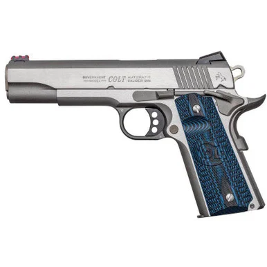 Colt Government Competition, 9MM, 5.00" Barrel, 9 Rds, Stainless Finish