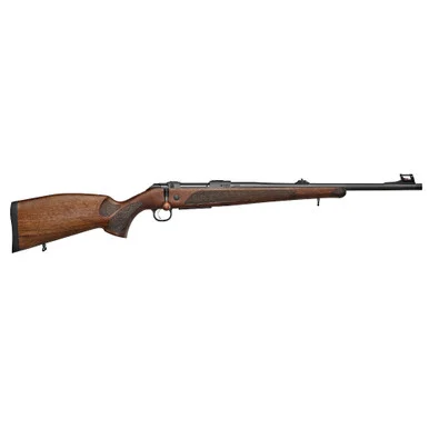 CZ 600 LUX ST3 30-06 20in M15x1 Threaded 4rd Ajustable Iron Rear Sight /Fiber-Optic Front Walnut Stock Rifle (07303)